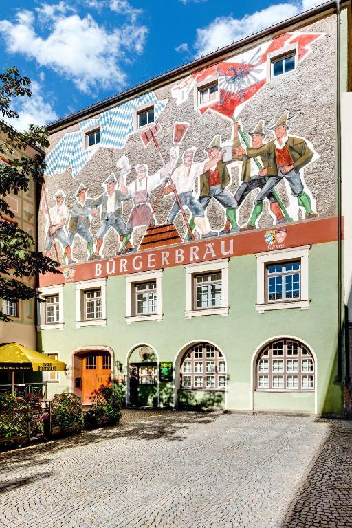 Brauereigasthof/Hotel Buergerbraeu Bad Reichenhall Eksteriør bilde